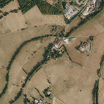 Die Lage von Weißmühle im Orthofoto