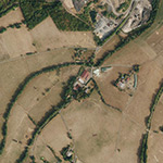 Die Lage von Trappenmühle im Orthofoto