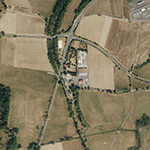 Die Lage von Bahnhof im Orthofoto