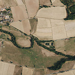 Die Lage von Gersdorf im Orthofoto