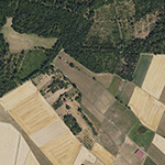 Die Lage von Wegmannshausen im Orthofoto