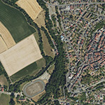 Die Lage von Hainmühle im Orthofoto