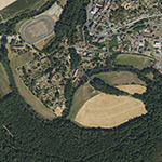 Die Lage von Sandmühle im Orthofoto