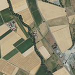 Die Lage von Aumühle im Orthofoto