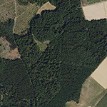Die Lage von Huebel im Orthofoto