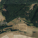 Die Lage von Spitzenmühle im Orthofoto