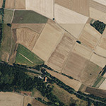 Die Lage von Hedegershausen im Orthofoto