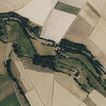 Die Lage von Eichmühle im Orthofoto