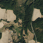 Die Lage von Knochenmühle im Orthofoto