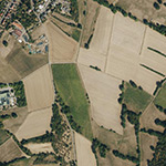 Die Lage von Weilands im Orthofoto