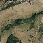 Die Lage von Schwarzenborn im Orthofoto