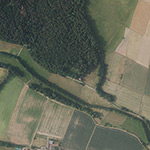 Die Lage von Eisenberg im Orthofoto