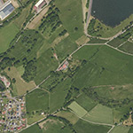 Die Lage von Berghof im Orthofoto
