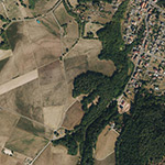 Die Lage von Sonnberg im Orthofoto