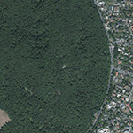 Die Lage von Aussichtsturm Brasselsberg im Orthofoto