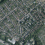 Die Lage von Philippinenhof im Orthofoto