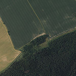 Die Lage von Happertshof im Orthofoto