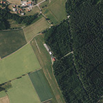 Die Lage von Segelflugplatz Plätzer im Orthofoto