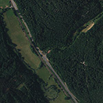 Die Lage von Sennhütte im Orthofoto