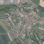 Die Lage von Ebersburg im Orthofoto