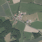 Die Lage von Röderhaid im Orthofoto