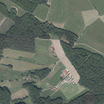 Die Lage von Steinrücke im Orthofoto