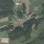 Die Lage von Oberrod im Orthofoto