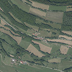 Die Lage von Untergichenbach im Orthofoto