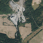 Die Lage von Bildstein im Orthofoto