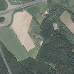 Die Lage von Obertannenhof im Orthofoto