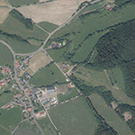Die Lage von Altenmühle im Orthofoto