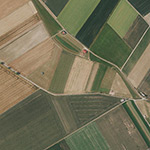 Die Lage von Hores im Orthofoto