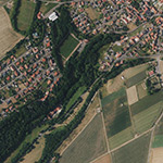 Die Lage von Eselsmühle im Orthofoto