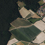 Die Lage von Blawerts im Orthofoto