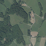 Die Lage von Jagdhütte im Orthofoto