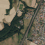 Die Lage von Neumühle im Orthofoto