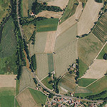 Die Lage von Lüdermünder Warte im Orthofoto