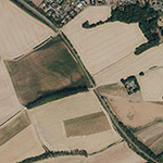 Die Lage von Bahnwärterhaus Nr. 84 im Orthofoto