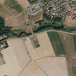 Die Lage von Altenmühle im Orthofoto