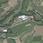 Die Lage von Sandwiese im Orthofoto