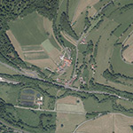 Die Lage von Dörrenhof im Orthofoto