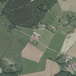 Die Lage von Wachtküppel (Höfe) im Orthofoto