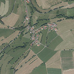 Die Lage von Untermaiersbach im Orthofoto