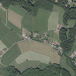 Die Lage von Dammelhof im Orthofoto