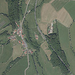 Die Lage von Dresselhof im Orthofoto