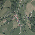 Die Lage von Sparbrod im Orthofoto