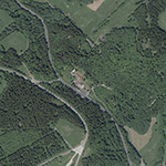 Die Lage von Schwedenschanze im Orthofoto