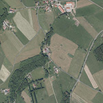 Die Lage von Teufelsgraben im Orthofoto
