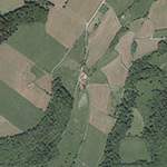 Die Lage von Feldbach im Orthofoto