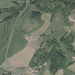 Die Lage von Hünkelshäuptchen im Orthofoto
